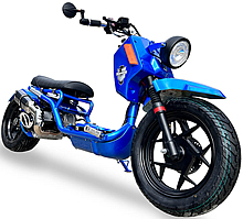 ICE BEAR "GEN V MADDOG" 150cc Scooter Street Bike with 14" Big Tire, LED Lights, Digital Dash, Upgraded Suspension/Muffler/Wheel Fenders/Tires/Seat/Mirrors (PMZ150-22), FREE SHIPPING TO YOUR DOOR