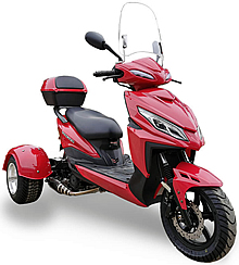 2025 Ice Bear MOJO Z Model 150cc Motor Trike PST150-9Z (Sporty Design) w/ KENDA Tires. Free shipping to your door, free helmet, 1 year bumper to bumper warranty.