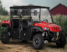 CARB Approved! BMS Ranch Pony 4-Seater COLT 700 LSX 4S 700cc UTV EFI ECU 43hp 2WD/4WD Switchable, Automatic CVT P/R/N/L/H, 4 Wheel Disc Brakes, Bluetooth/Dual Speakers/MP3/Radio, Double Windshield, Hard Roof. Free shipping to terminal. 6 months warranty.