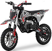 Bundle of Two SYX MOTO 58cc mini dirt bikes 4-stroke Air cooled Fully Automatic, Dual Disc Brakes, Inverted Forks (PAD50-3), 10" Aluminum Wheels, Tether switch and emergency shut-off. Free shipping to your door. 6 months warranty.