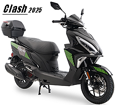 CARB Approved 2025 ICE BEAR "CLASH" 150cc Scooter with 12" Sport style wheels, LED Accent Lights, Disc Brake, Digital Dash, USB Port, Dual glove box (PMZ150-2), free shipping to your door, 1 year bumper to bumper warranty, lift time technical support.