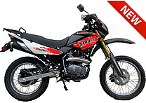 "STORM-250" Dual Sport 250cc Enduro Bike Motorcycle Air Cooled Balance Shaft Engine, Manual 5 Speed, Dual Disc Brakes, Inverted Forks, 17"/19" Street Tires, 70 MPH DB-08-250. Free shipping to your door. Free helmet. 1 year warranty.