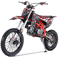 TAO MOTOR New DBX1 140cc Premium Dirt Bike, 4-Stroke Air Cooled, Manual 4 Speed, 52 MPH, Dual Disc Brakes, Inverted Forks, Adjustable Shock, Gold Drive Chain. Free shipping to your door. Free helmet. 6 months warranty, life time technical support