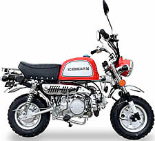 CARB Approved 2025 "LEO" 125cc Dual Purpose Mini Trail Monkey Motorcycle, 4-stroke Air Cooled Semi Automatic 4 Speed, Built with LIFAN Engine! PBZ125-3. Free shipping to your door. Free DOT approved helmet or other gift. 1 year bumper to bumper warranty.