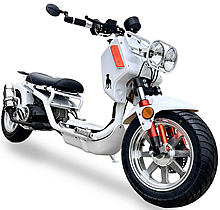 ICE BEAR "GEN IV MADDOG" 150cc Scooter Street Bike with HID Headlights, LED Turn Signals & Tailight, Digital Dash, Upgraded Suspension/Muffler/Wheel Fenders/Tires/Seat/Mirrors PMZ150-21, FREE SHIPPING TO YOUR DOOR