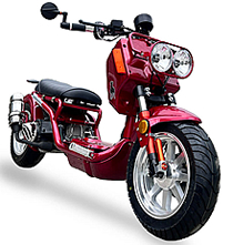 ICE BEAR "GEN IV MADDOG" 150cc Scooter Street Bike with HID Headlights, LED Turn Signals & Tailight, Digital Dash, Upgraded Suspension/Muffler/Wheel Fenders/Tires/Seat/Mirrors PMZ150-21, FREE SHIPPING TO YOUR DOOR