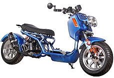 ICE BEAR "GEN IV MADDOG" 50cc Scooter Street Bike with HID Headlights, LED Turn Signals & Tailight, Digital Dash, Upgraded Suspension/Muffler/Wheel Fenders/Tires/Seat/Mirrors (PMZ50-21), FREE SHIPPING TO YOUR DOOR