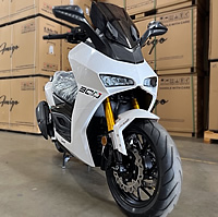 CARB Approved AMIGO 300cc EFI Scooter 99.9% Assembled HURACAN-300 with Inverted Forks, Dual Air Shocks, Windshield, Remote Start, Dual Disc Brakes, 15" &14" Big Tires, LCD Display, LED Lights, free shipping to your door, 1 year bumper to bumper warranty