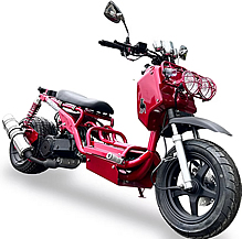 The Original (GEN 1) ICE BEAR "MADDOG" 50cc Moped Scooter Street Bike Low Profile with 12" Extra Wide Tire, Fully Automatic Transmission (PMZ50-19), free shipping to homes, free 12 months parts warranty, free gift, life time technical support