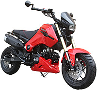 85% Assembled ICE BEAR 125cc Street Bike Motorcycle Air Cooled Manual 4 Speed, Dual Disc Brakes, Inverted Forks, 12" Tires (PMZ125-1). Free shipping to your door. Free helmet. 1 year warranty.