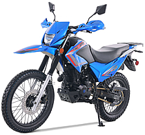 TAO MOTOR TBR7D Dual Sport 250cc Enduro Bike Motorcycle with USB Port, Upgraded Skid Plate, Ignition Coil, Waterproof Fuse Holder. Air Cooled 4-stroke Engine, Manual 5 Speed, Dual Disc Brakes, LED Lights, 19"/17" DOT Tires, 70 MPH. Free shipping.