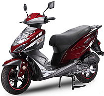 BMS Prestige 150cc Scooter with Triple Halogen Headlights, LED Tailight, Dual Layer 13" DURO Sport Tires, Dual Shock Suspension, ABS Front Brake, Stainless Steel Nuts and Bolts, Detachable Rear Trunk. Free shipping to your door, free scooter helmet.